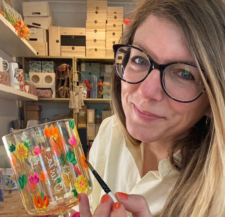 The Story Behind Hand-Painted Artisan Glassware