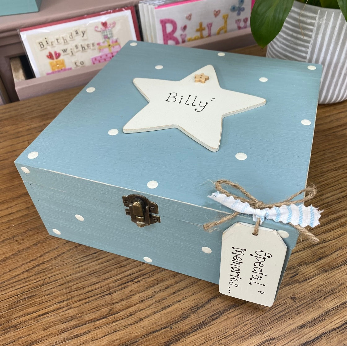 Personalised Jewellery Trinket Memory keepsake Photo Boxes