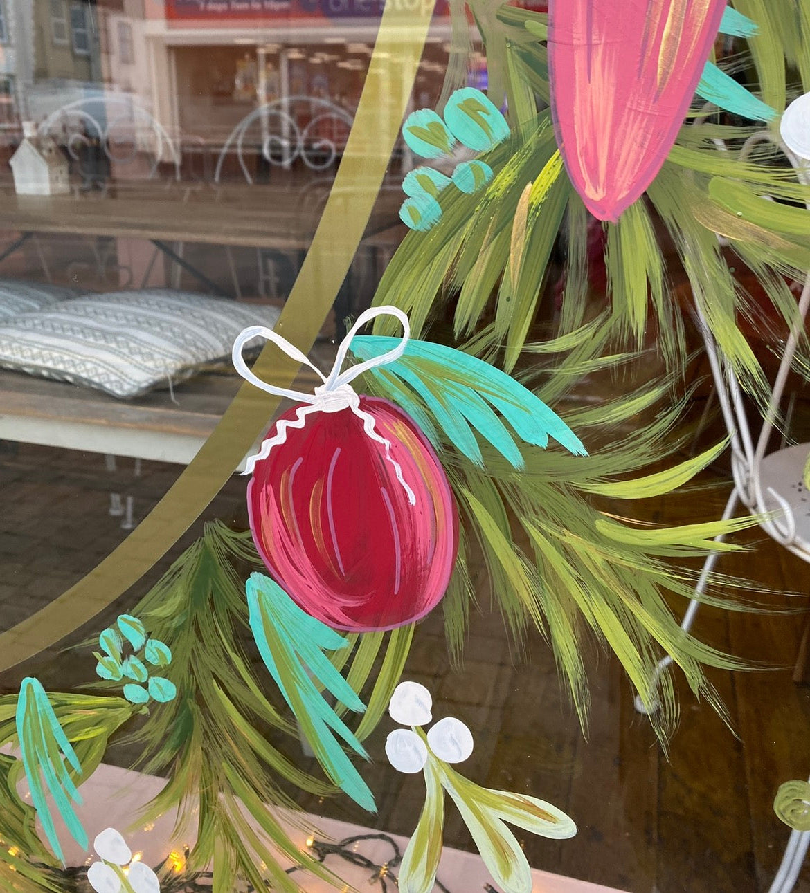 Custom Hand-Painted Window Art | Bespoke Window Designs for Homes & Shops & Business