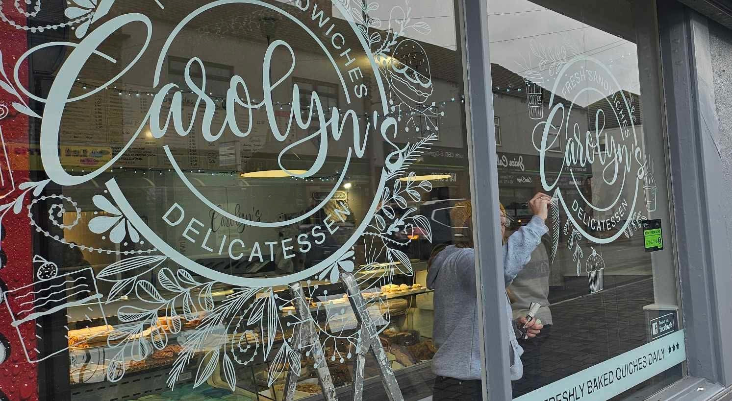 Custom Hand-Painted Window Art | Bespoke Window Designs for Homes & Shops & Business