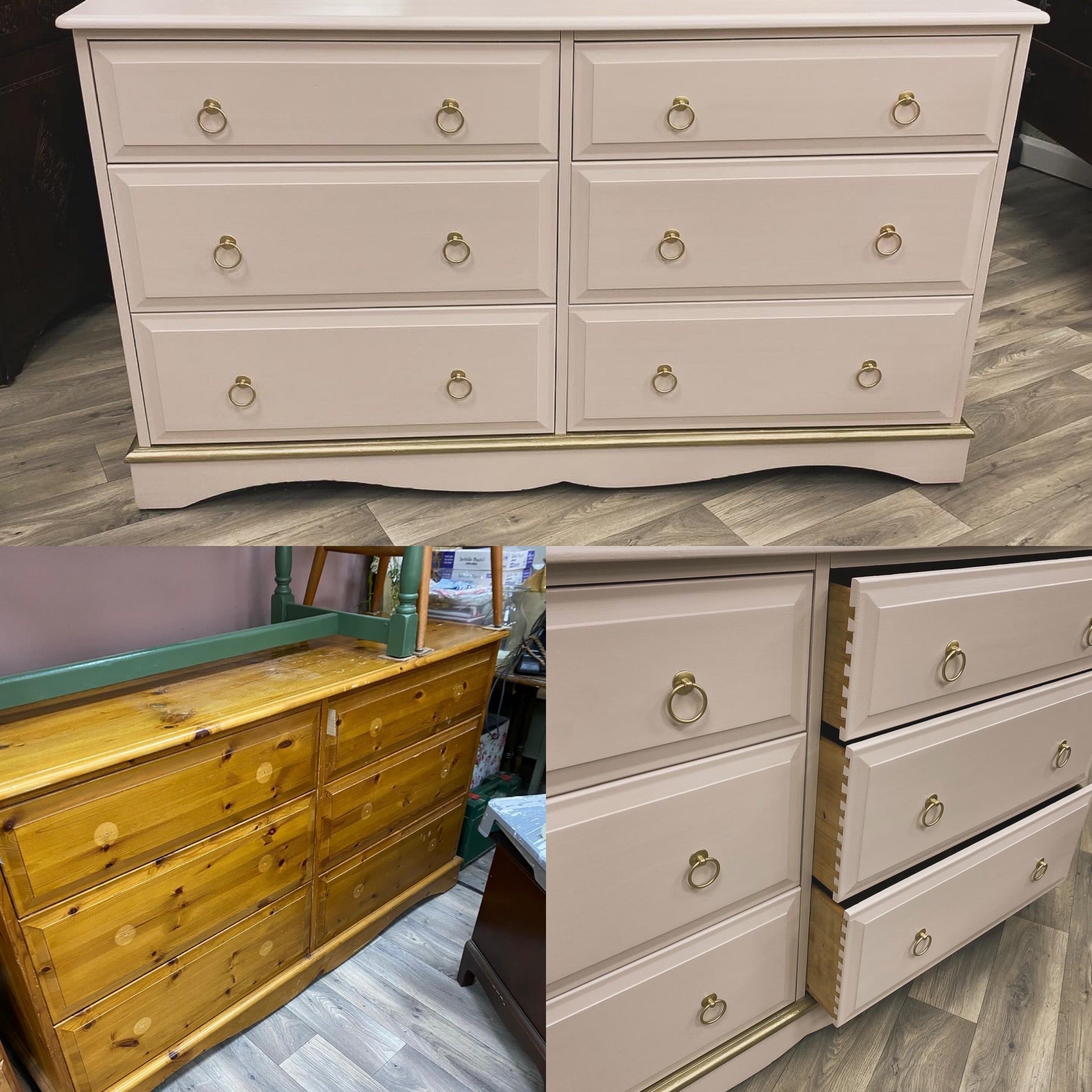 Custom, Hand-Painted, Chest of Drawers, Bespoke, Vintage Furniture, UK