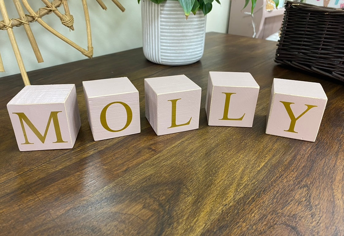Personalised Name Blocks - per block