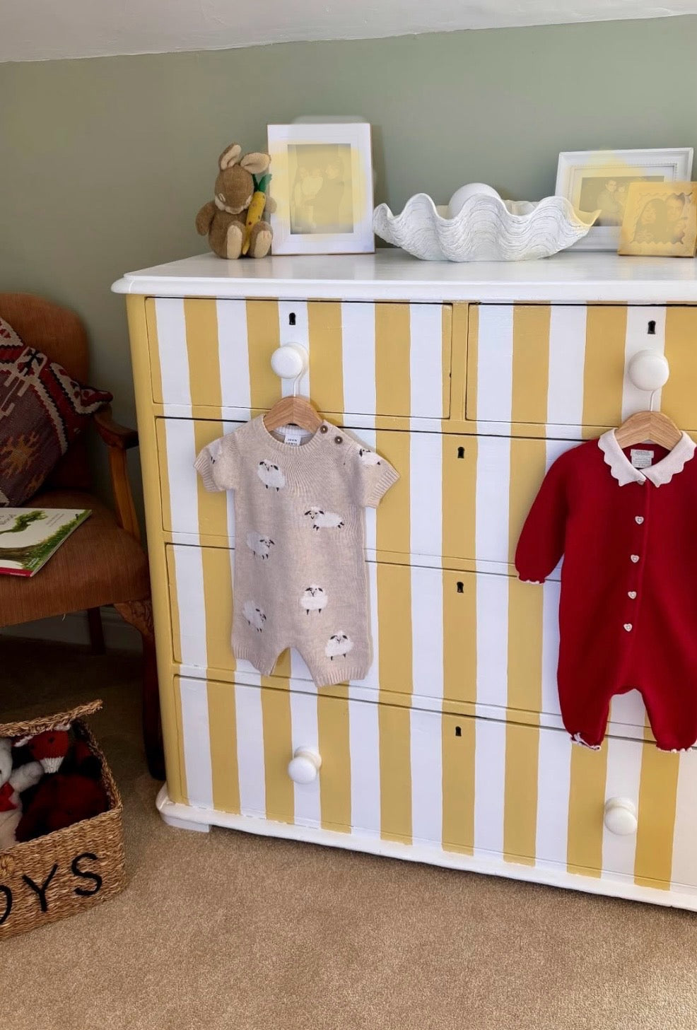 Custom, Hand-Painted, Chest of Drawers, Bespoke, Vintage Furniture, UK