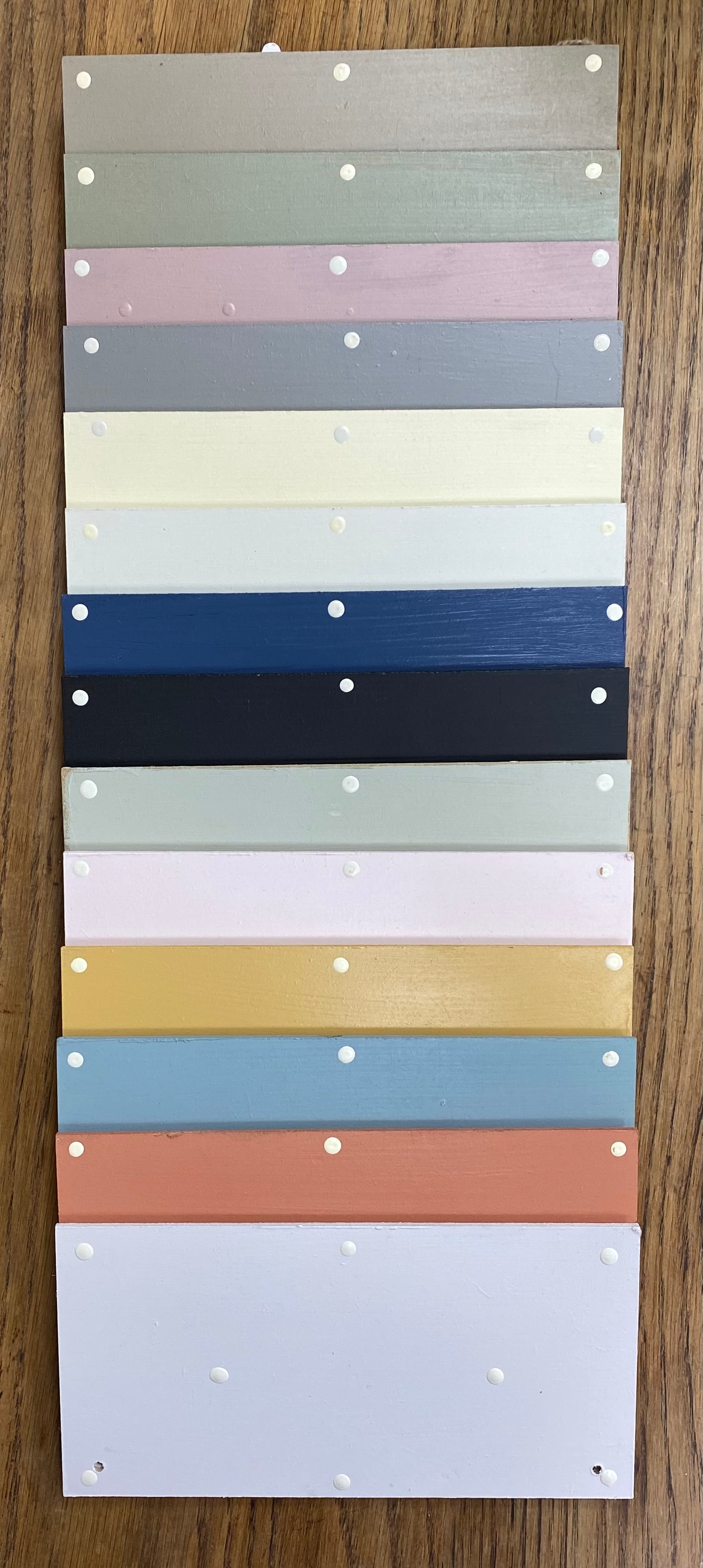 Personalised spotty wooden tissue box with heart.