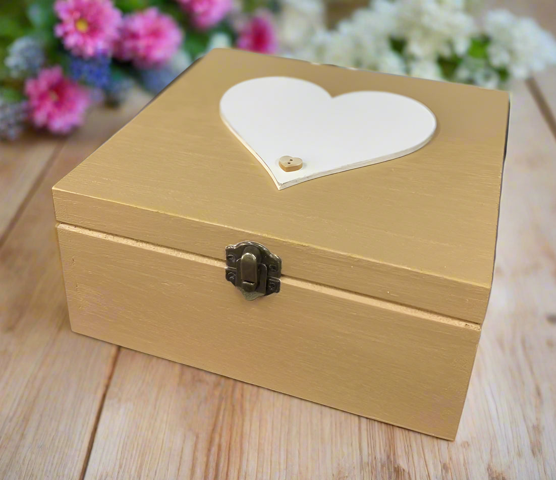 Personalised Wooden Keepsake Photo Box | Hand-Finished Memory Gift in Multiple Sizes