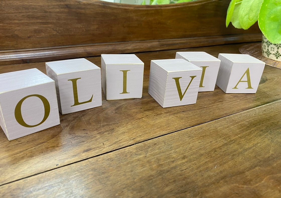 Personalised Name Blocks - per block