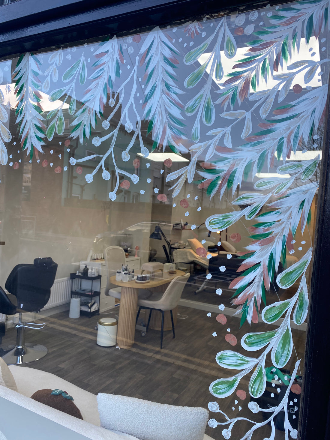 Custom Hand-Painted Window Art | Bespoke Window Designs for Homes & Shops & Business