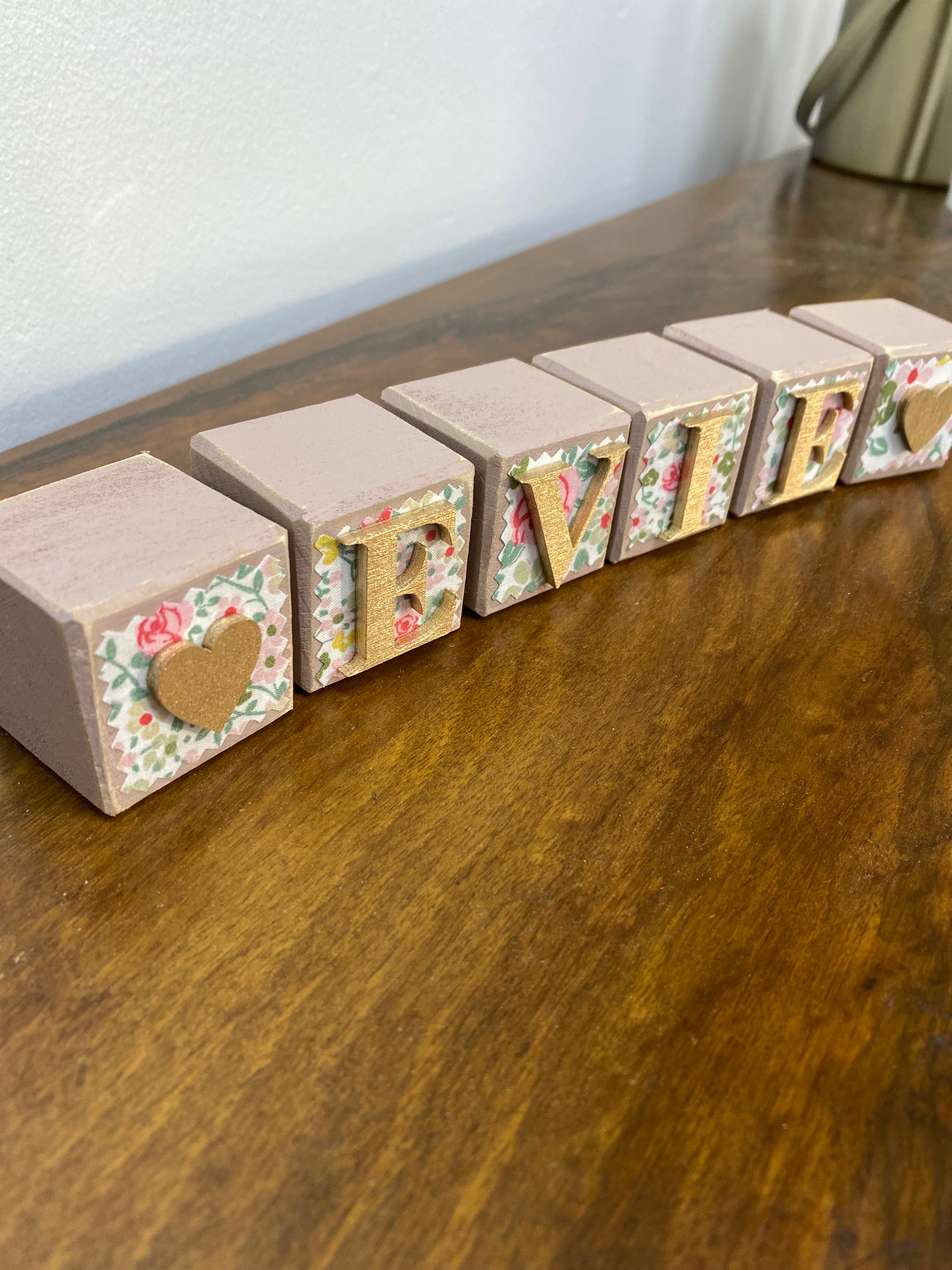 Personalised Name blocks - per block