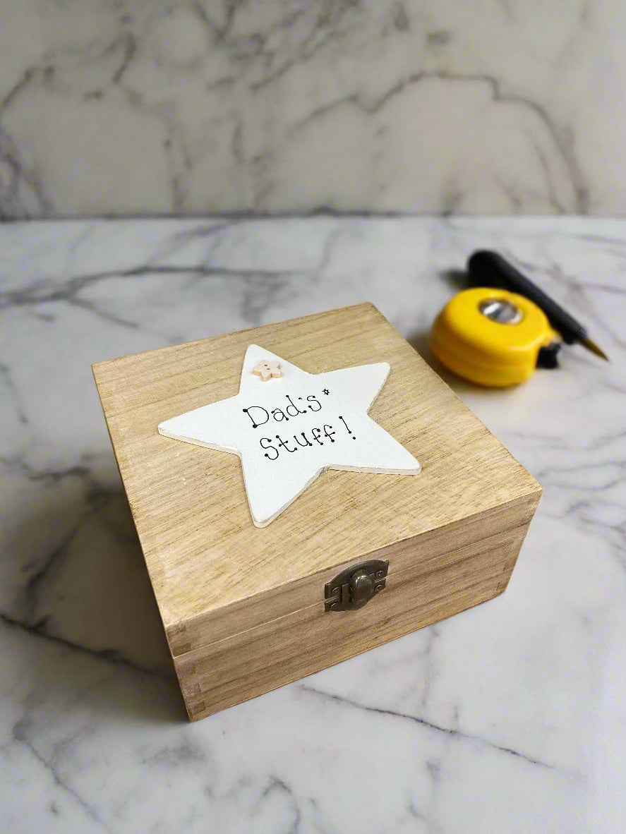 Personalised Wooden Keepsake Photo Box | Hand-Finished Memory Gift in Multiple Sizes