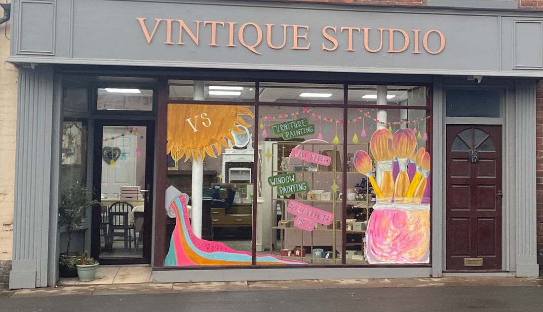 Custom Hand-Painted Window Art | Bespoke Window Designs for Homes & Shops & Business