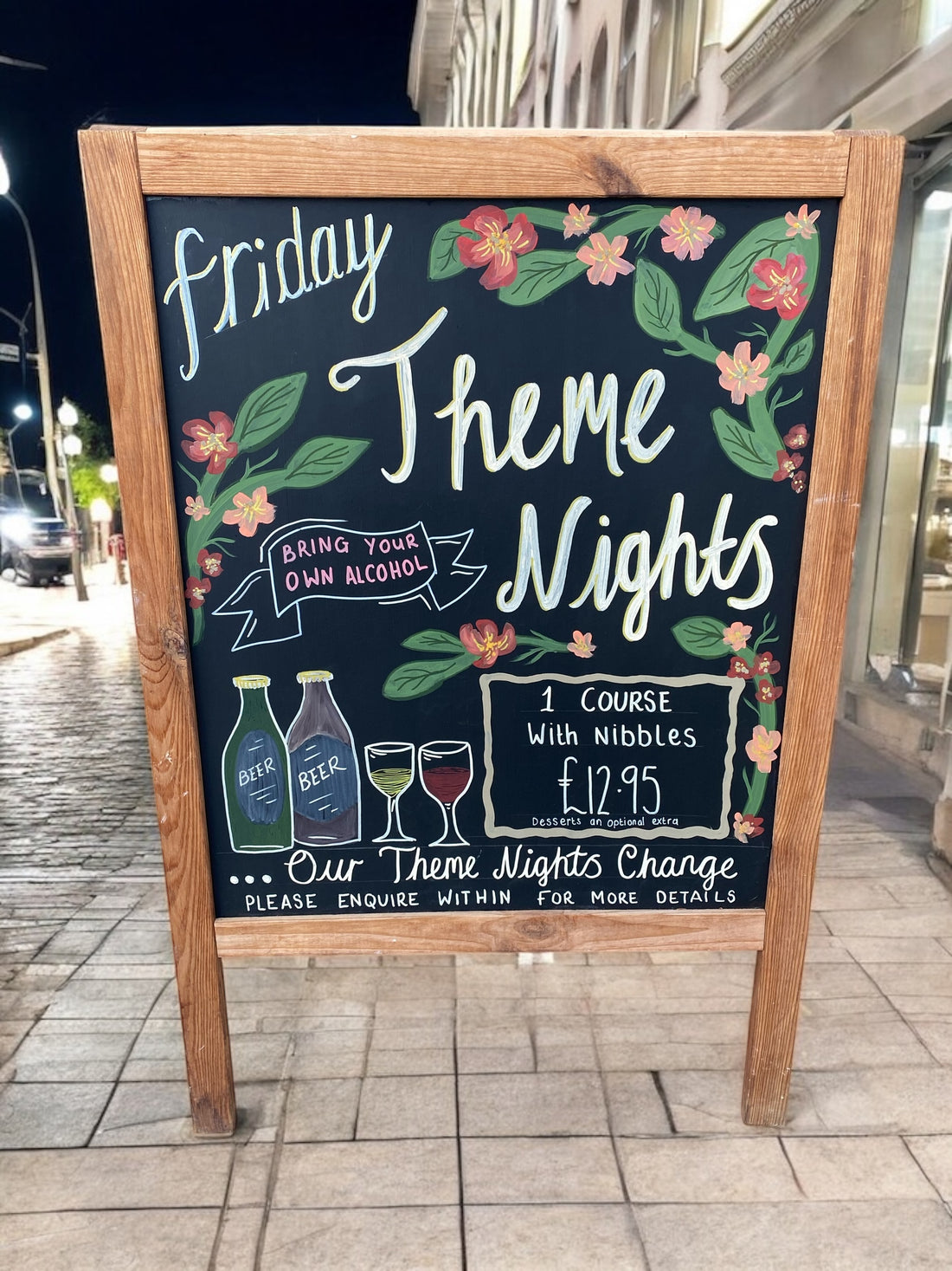Custom Hand-Painted A-Frame Advertising Boards | Bespoke Shop Signs UK