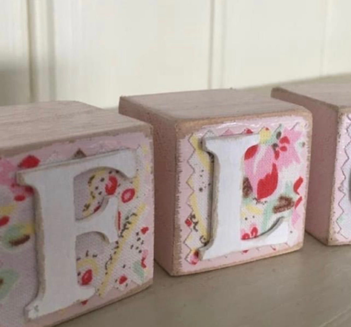 Personalised Name blocks - per block