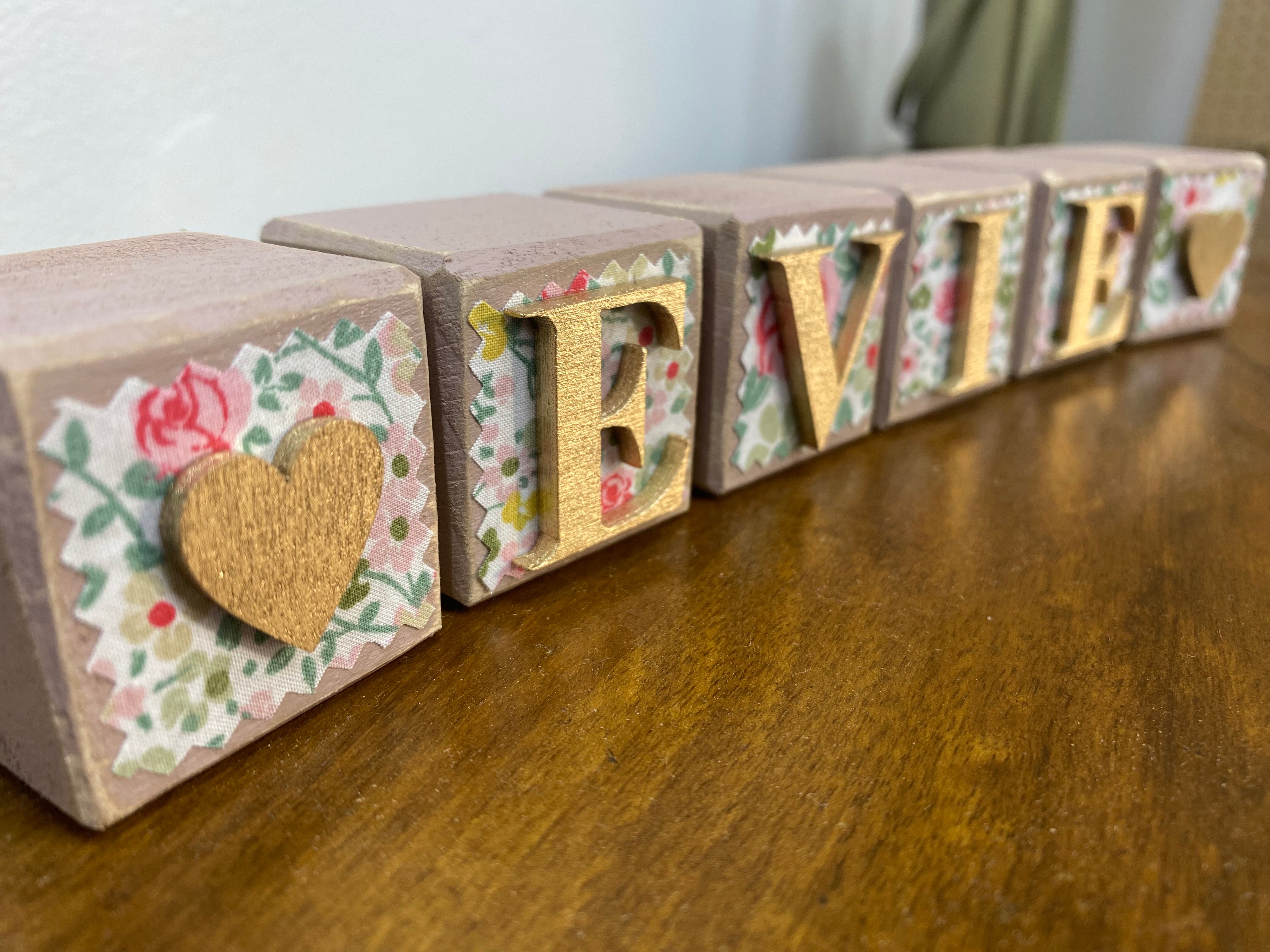 Personalised Name blocks - per block