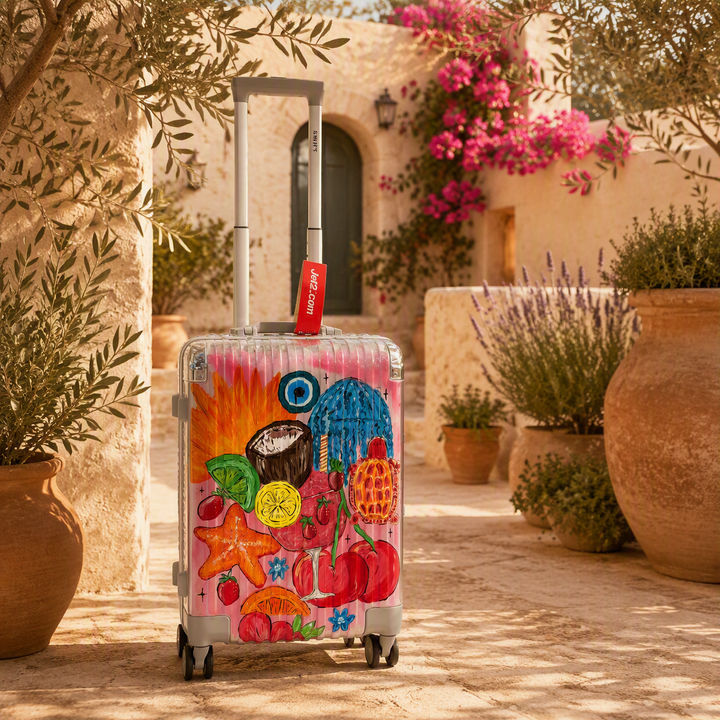 Custom Cabin Suitcase - Custom Hand Painted