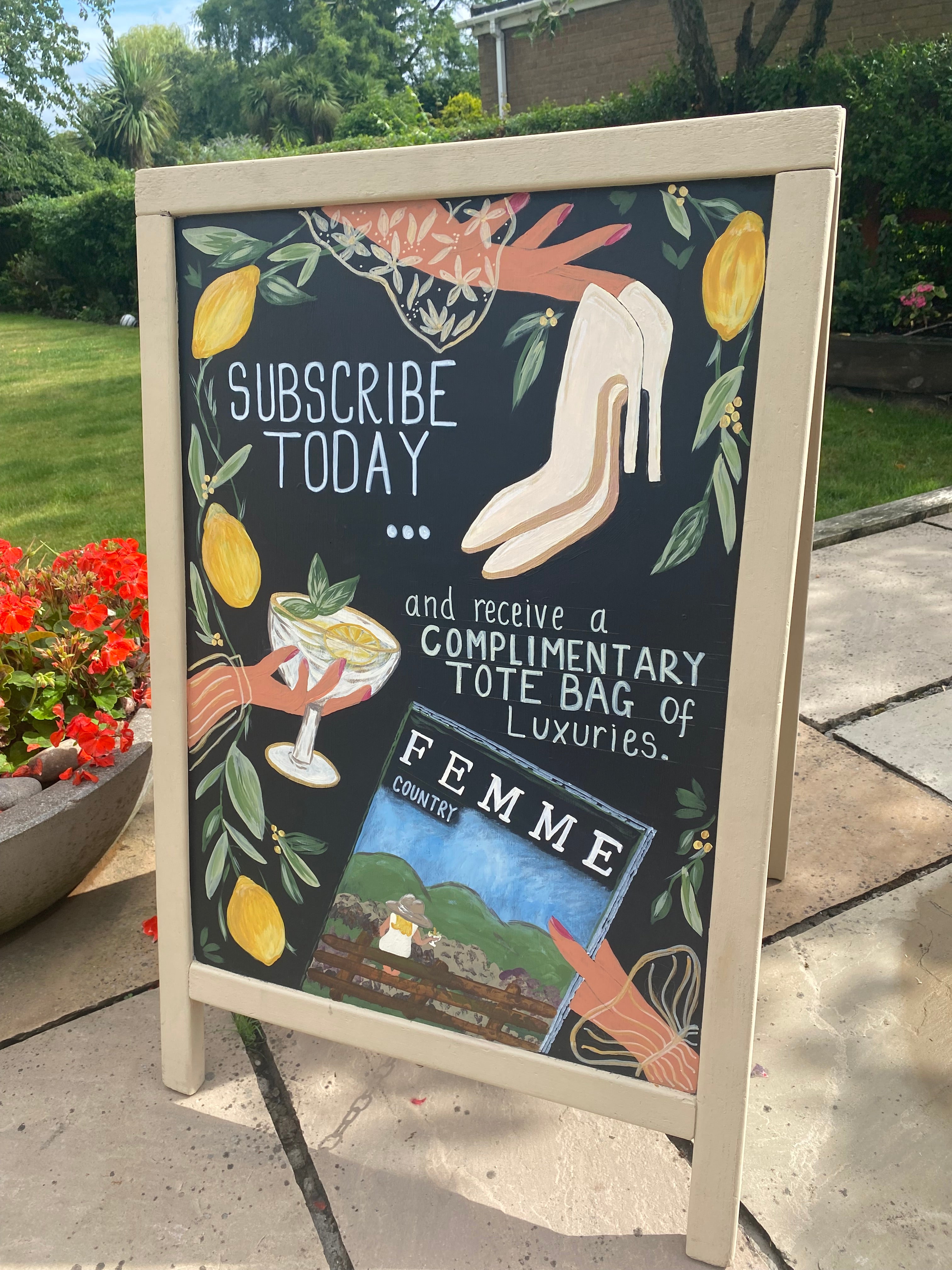 Custom Hand-Painted A-Frame Advertising Boards | Bespoke Shop Signs UK