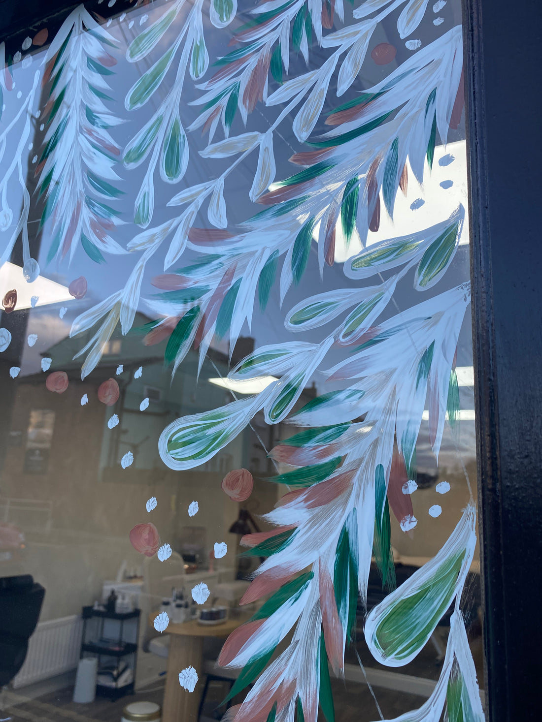 Custom Hand-Painted Window Art | Bespoke Window Designs for Homes & Shops & Business