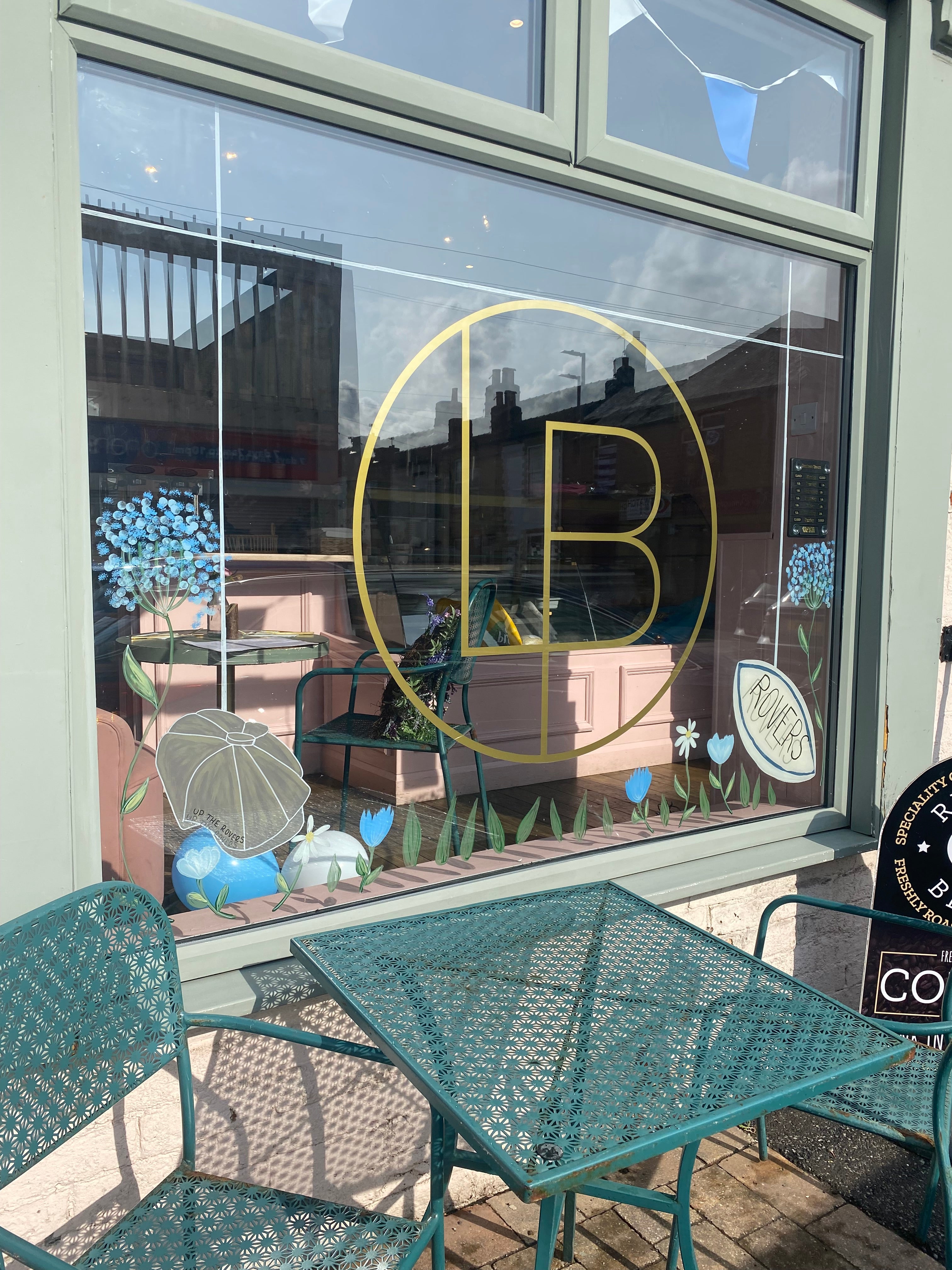 Custom Hand-Painted Window Art | Bespoke Window Designs for Homes & Shops & Business