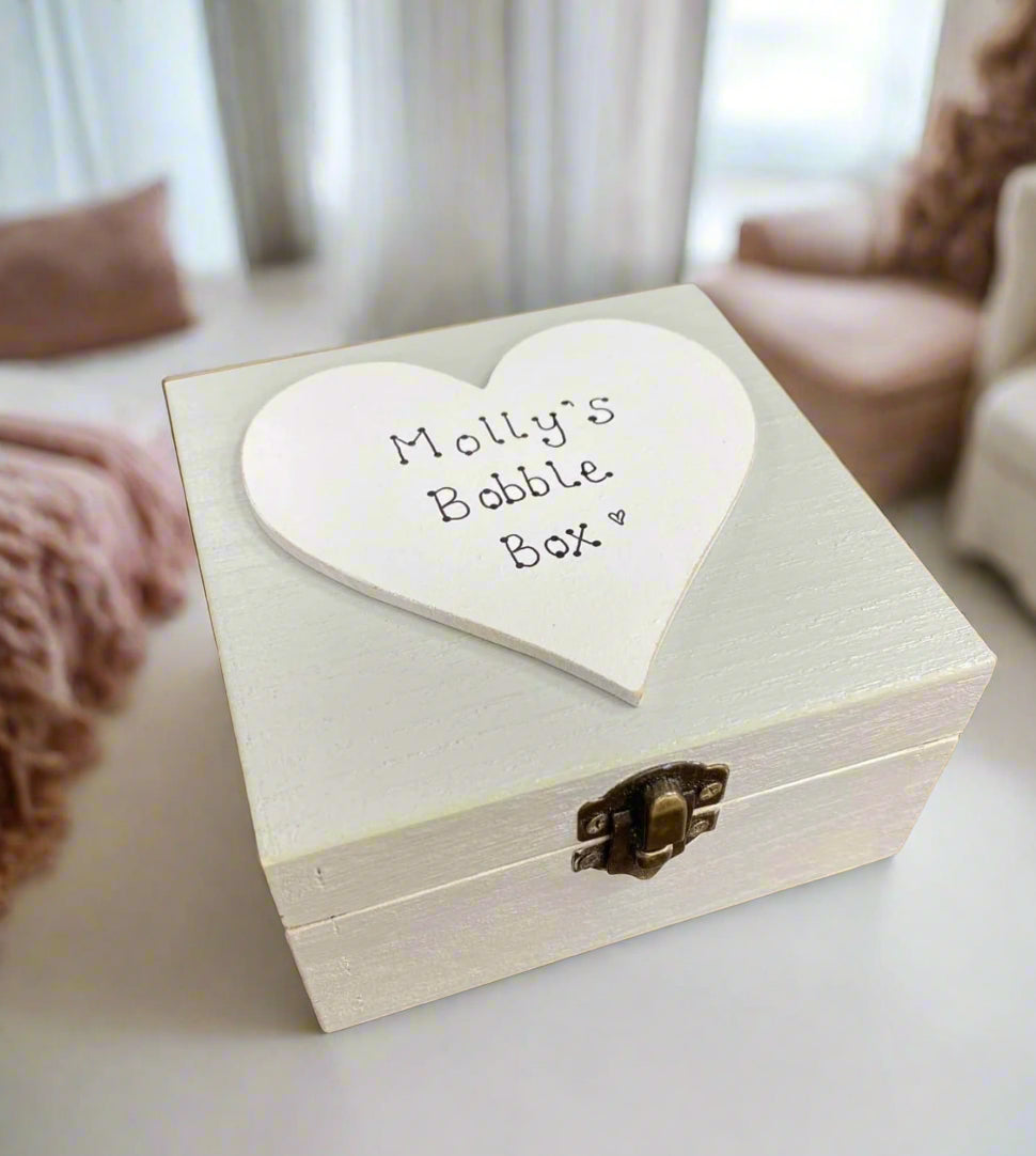 Personalised Wooden Keepsake Photo Box | Hand-Finished Memory Gift in Multiple Sizes