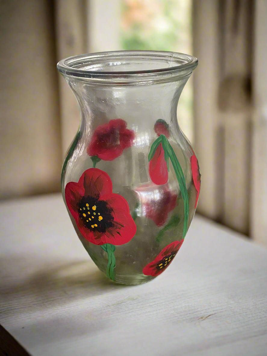 Personalised Hand-Painted Floral Vase Gift – Daisy Design