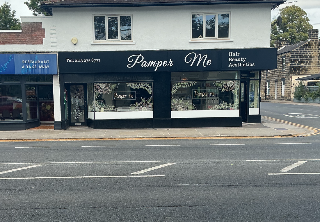 Custom Hand-Painted Window Art | Bespoke Window Designs for Homes & Shops & Business