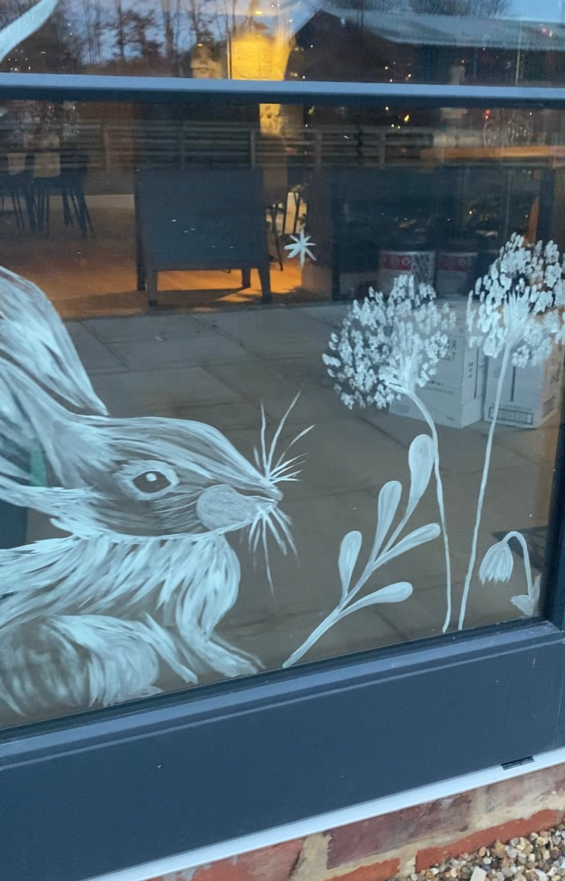 Custom Hand-Painted Window Art | Bespoke Window Designs for Homes & Shops & Business