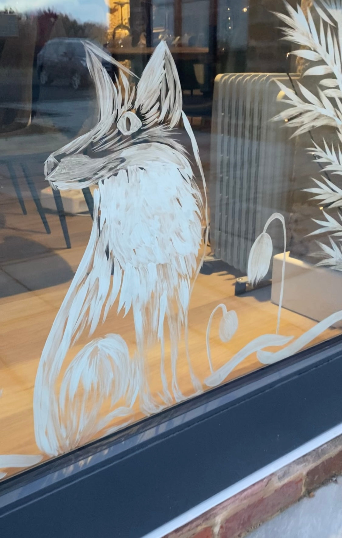 Custom Hand-Painted Window Art | Bespoke Window Designs for Homes & Shops & Business