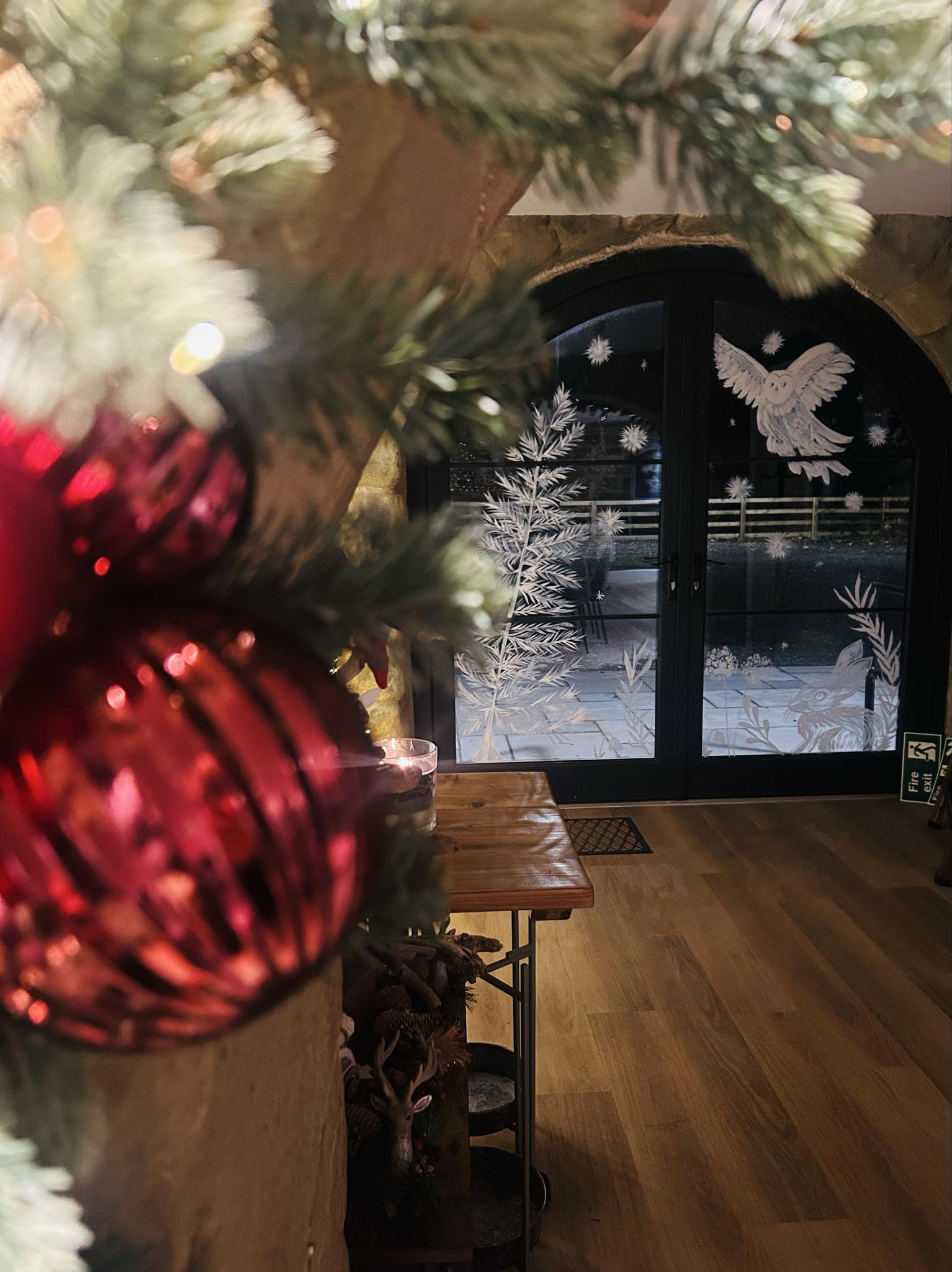 Custom Hand-Painted Window Art | Bespoke Window Designs for Homes & Shops & Business