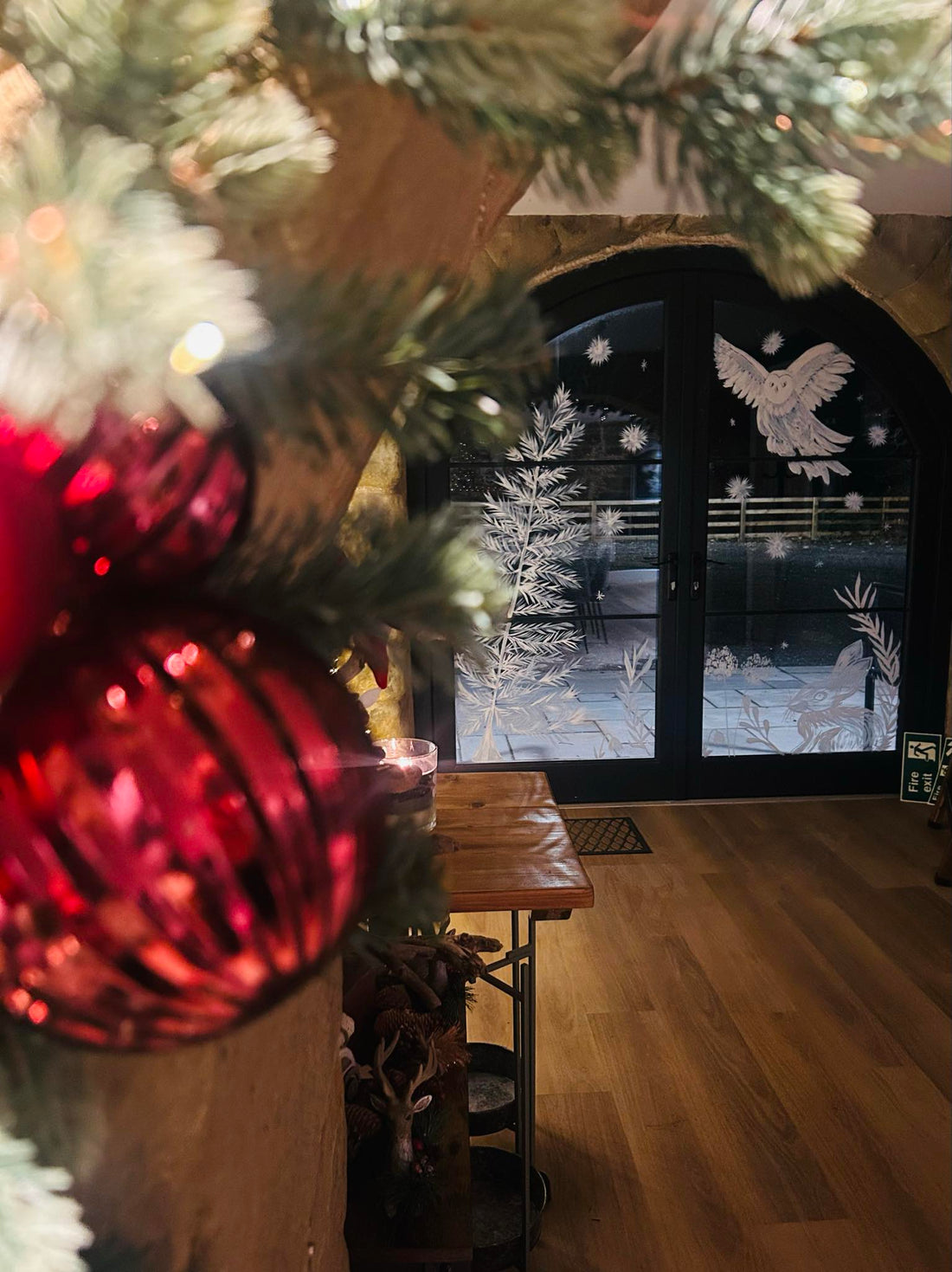 Custom Hand-Painted Window Art | Bespoke Window Designs for Homes & Shops & Business